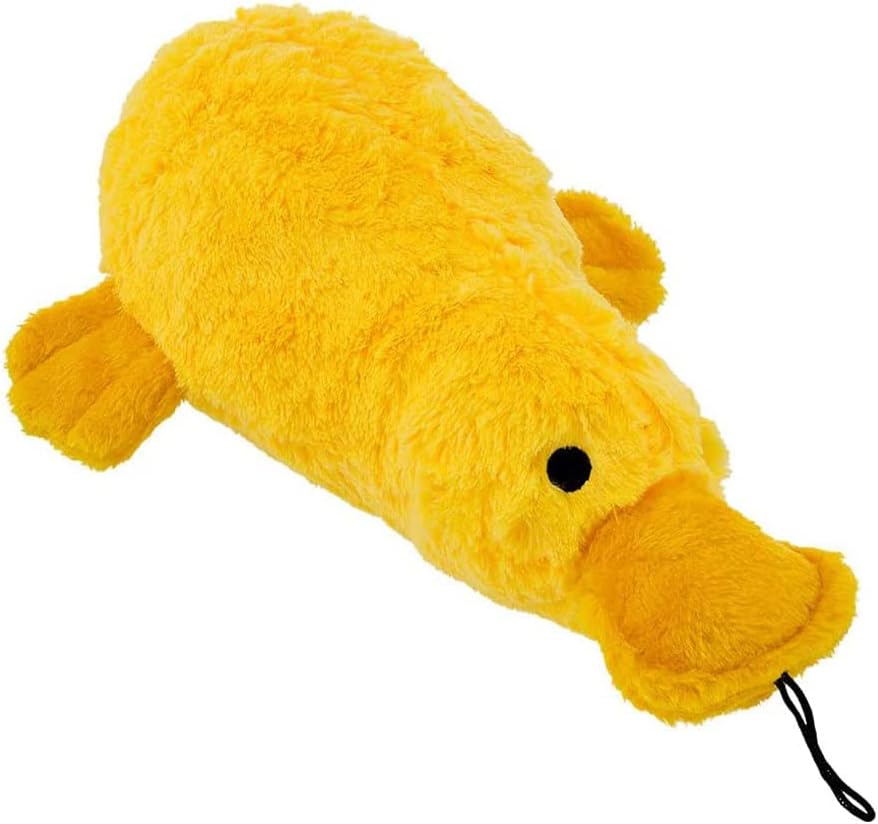 Jambo Pet, Mordedor de Pelúcia Para Cães, Pato Big Duck, Formato Fofo e Divertido, Alivia o Estresse e Ansiedade, Amarelo - Imagem 3