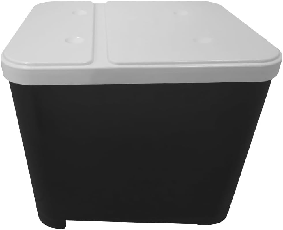 Furacão Pet Porta Ração Preto Para 15 Kgs - - Imagem 2