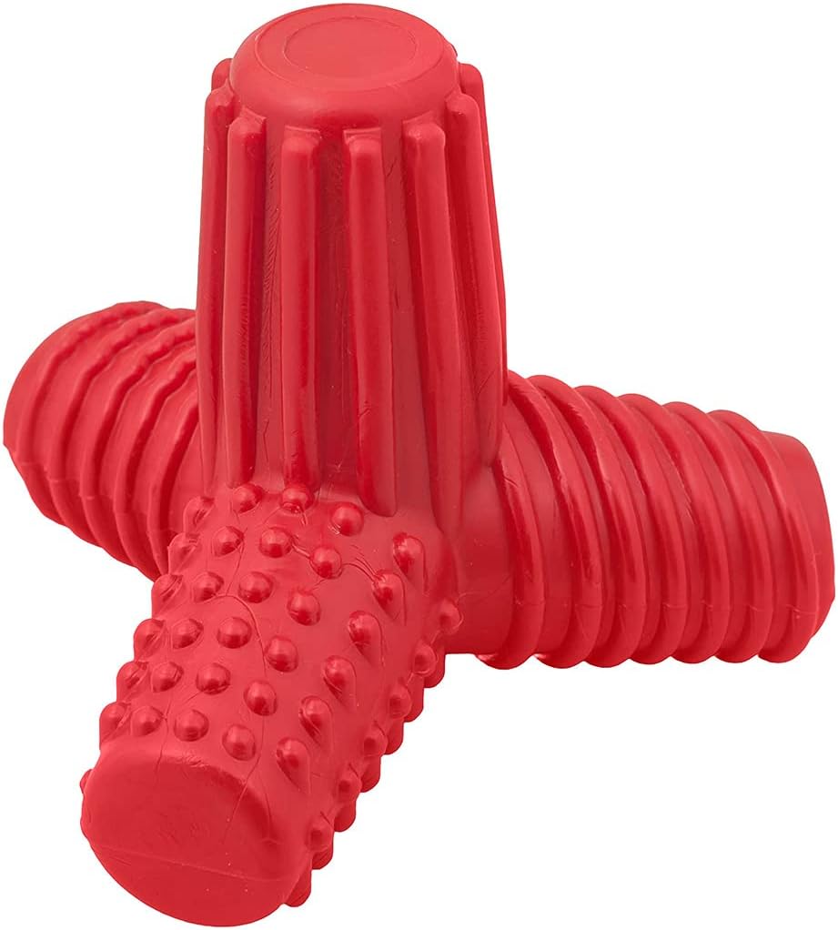Pet Games Mordedor Tridimensional 4 Dogs Nylon Vermelho Tamanho Médio Para Cães Vermelho