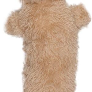 Jambo Pet, Brinquedo Mordedor, Pelúcia Barriguinha, Com Efeito Sonoro, Plush, Tigre, Resistente e Macio, Ideal Para Cães, Bege