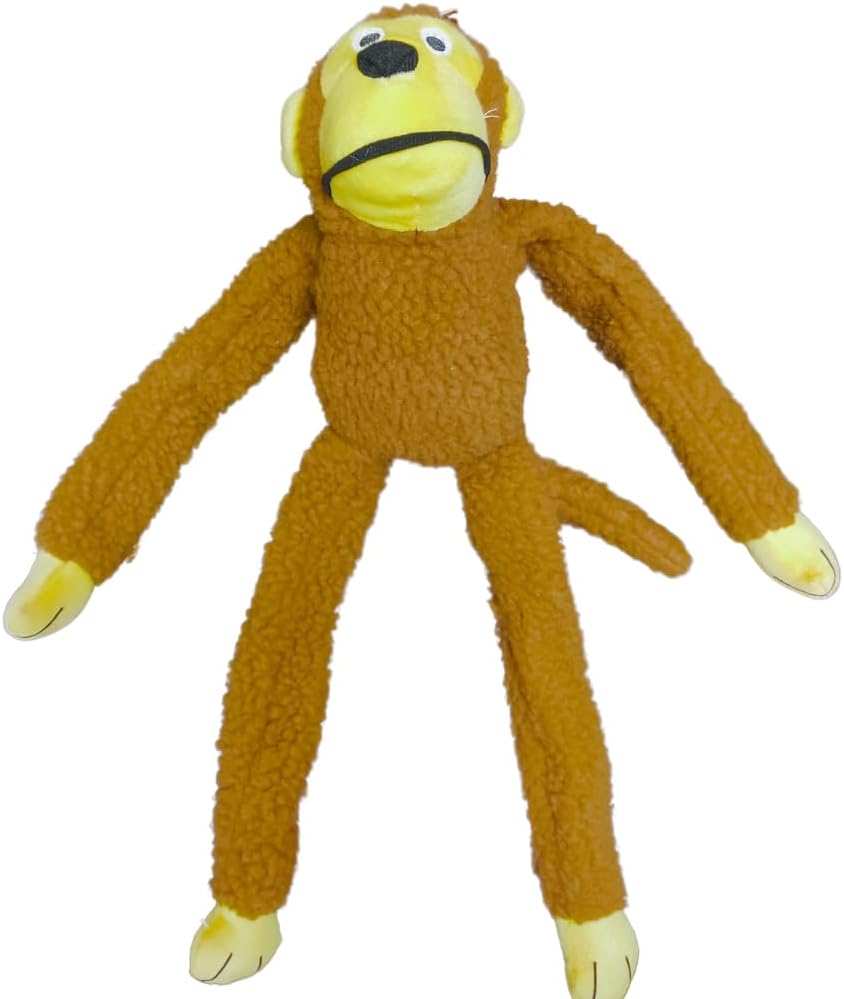Chalesco Brinquedo Macaco Marrom Para Cães - Imagem 2