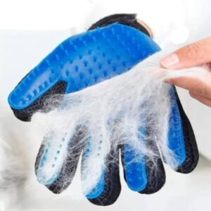 Luva Pet Removedora Pelos Cães Gatos Escova Nano Magnética Petshop Banho Limpeza Massageie Pet Estimação