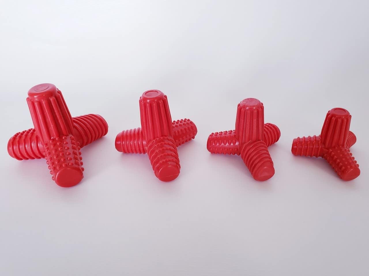 Pet Games Mordedor Tridimensional 4 Dogs Nylon Vermelho Tamanho Médio Para Cães Vermelho - Imagem 2