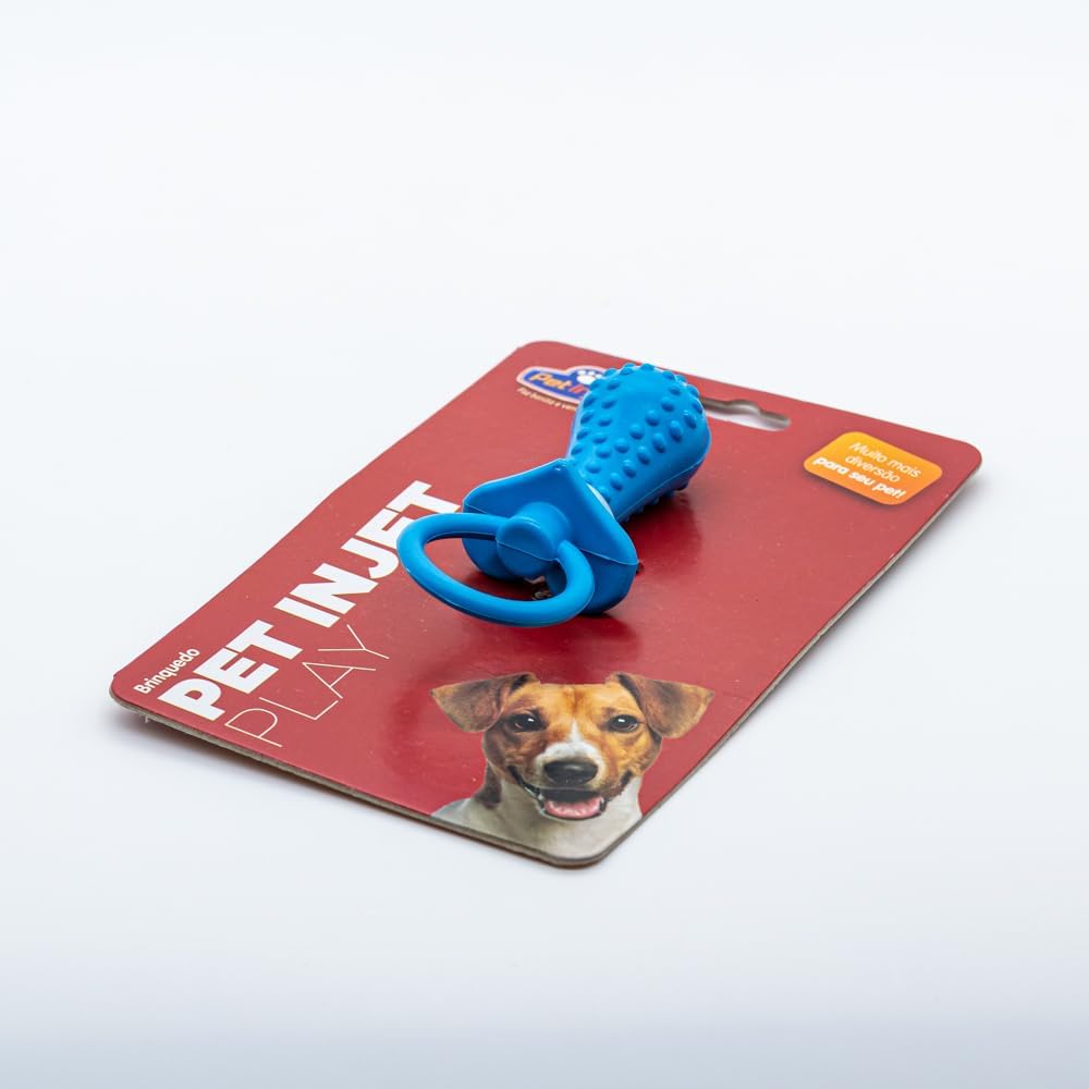 Brinquedo Mordedor Chupeta Pet Cão Cachorro Gato Cor: Azul - Imagem 4