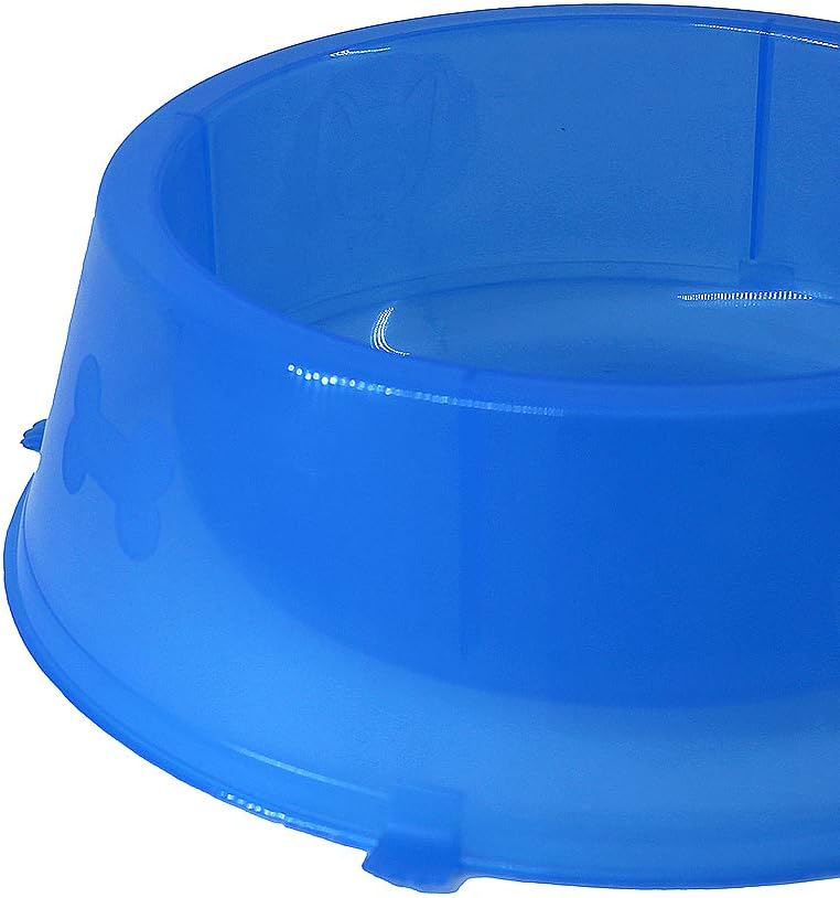 Lilopety 001, Comedouro Para Cachorro Patinhas, 1000 Ml, Azul - Imagem 5