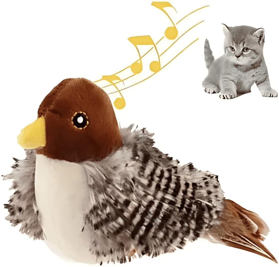 Pássaro de Brinquedo Interativo para Gatos
