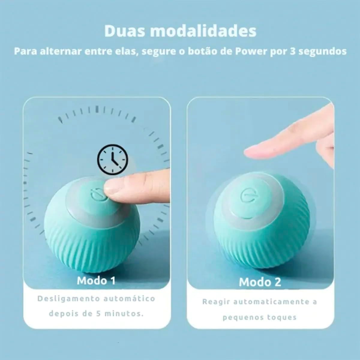 Bola Giratoria Inteligente Gato Pet Animal de Estimaçao Bolinha Brinquedo Usb Bateria Recarrevagel Petshop Interativo Relaxante Lazer - Imagem 9