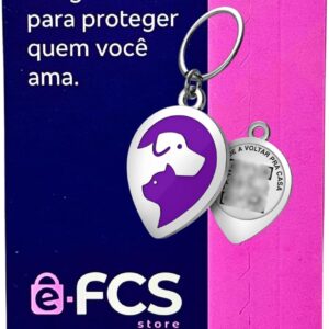 Pingente Inteligente QR Code para Pets Identificação Digital com Localização Notificações em Tempo Real, Cadastro Online, Atualização de Dados e Rede de Apoio Comunitária - Pinn Pet – E-FCS Store