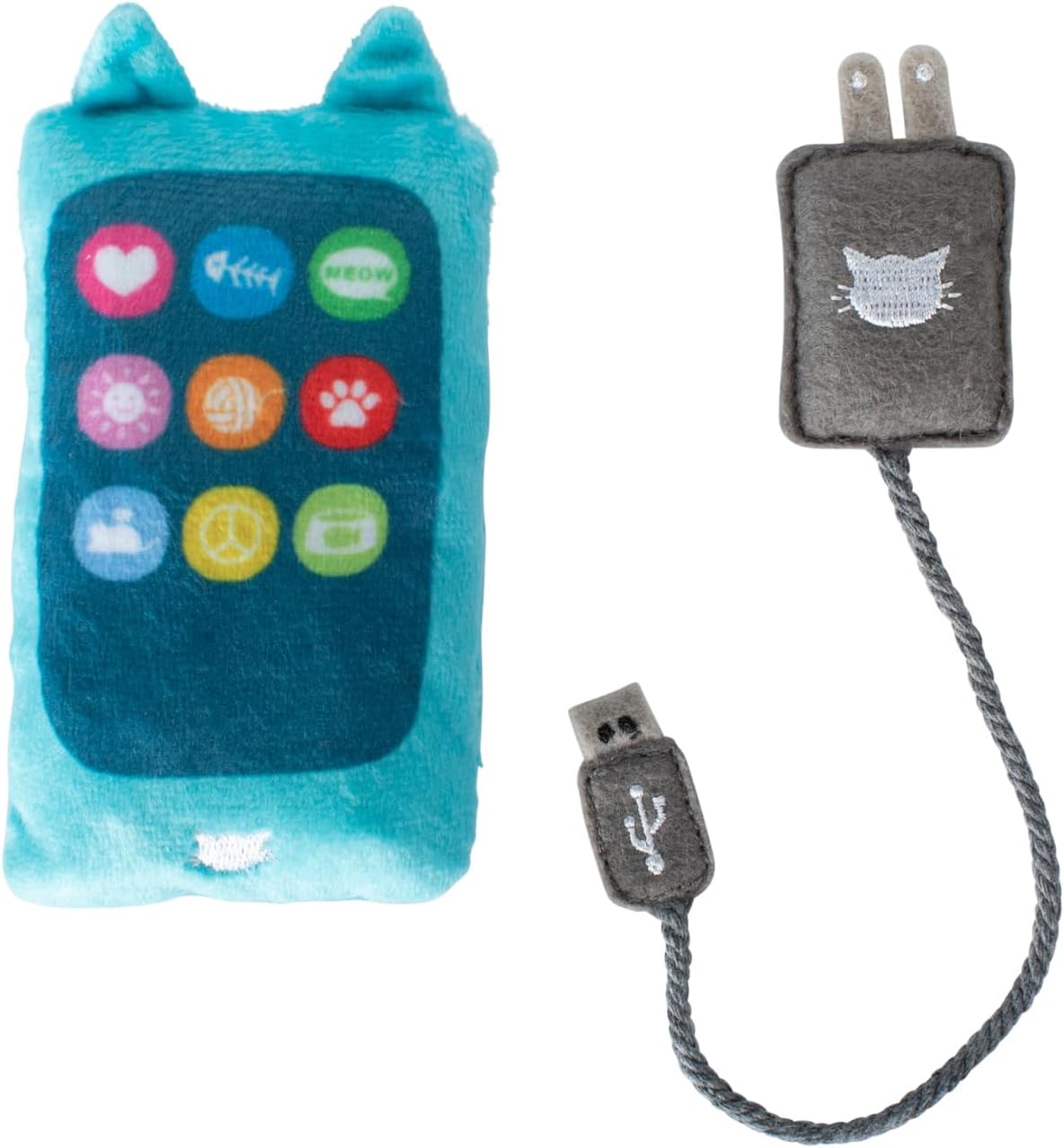 Fringe Studio Conjunto de brinquedos de pelúcia para gatos, carregado, mini conjunto de 2 peças, coleção Pet Shop (692004)