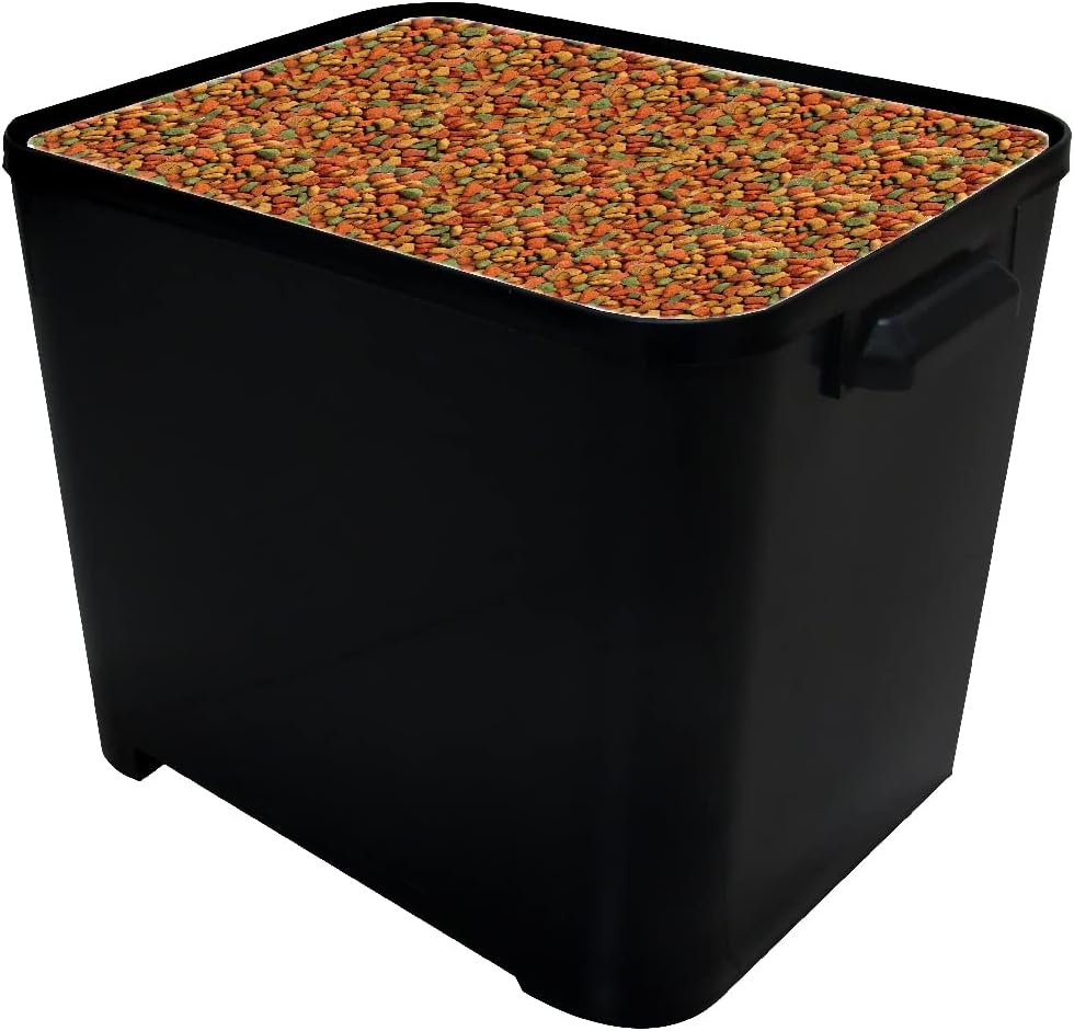 Furacão Pet Porta Ração Preto Para 15 Kgs - - Imagem 5