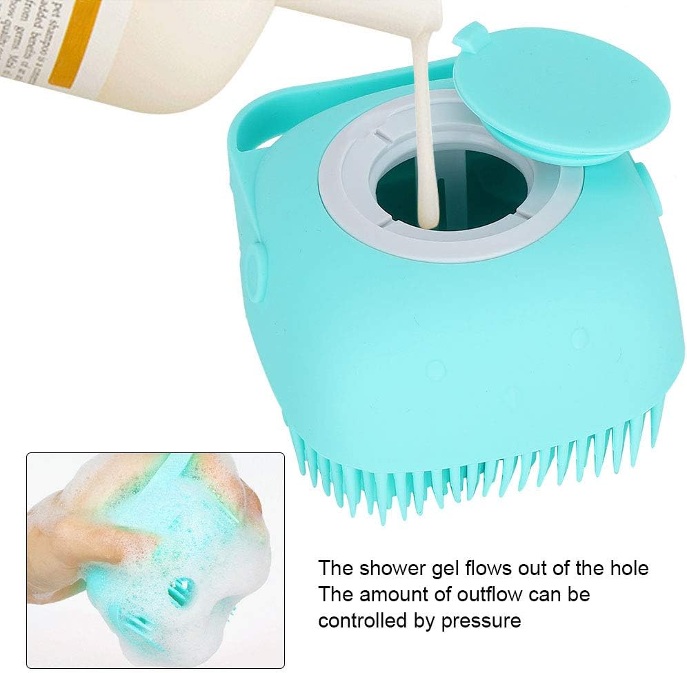Escova de Pelo Curto para Gatos e Cães - Escova de Banho e Xampu para Animais de Estimação, Pente de Banho - Imagem 9