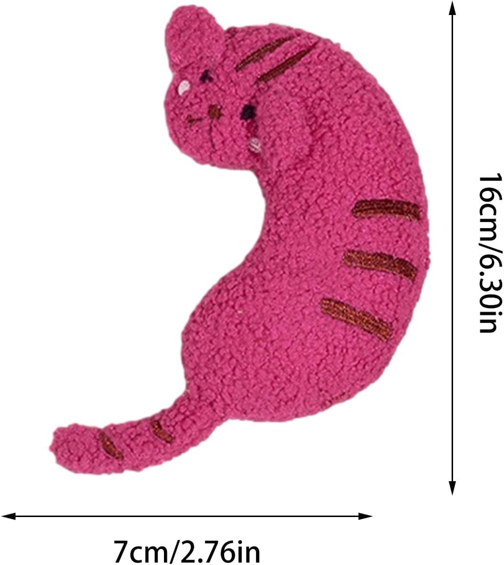 Brinquedo de mastigar para gatos, filhotes, gatinhos, pelúcia de pelúcia macia para gatos | Brinquedos interativos para gatos para abrigo de animais de estimação, passeios, acampamento, pet shop, casa - Imagem 5