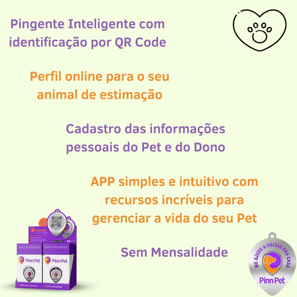 Pingente Inteligente QR Code para Pets Identificação Digital com Localização Notificações em Tempo Real, Cadastro Online, Atualização de Dados e Rede de Apoio Comunitária - Pinn Pet – E-FCS Store - Imagem 4