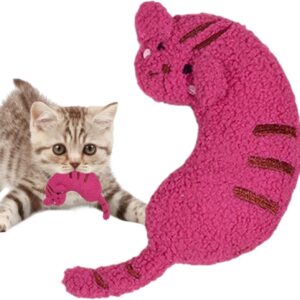 Brinquedo de mastigar para gatos, filhotes, gatinhos, pelúcia de pelúcia macia para gatos | Brinquedos interativos para gatos para abrigo de animais de estimação, passeios, acampamento, pet shop, casa