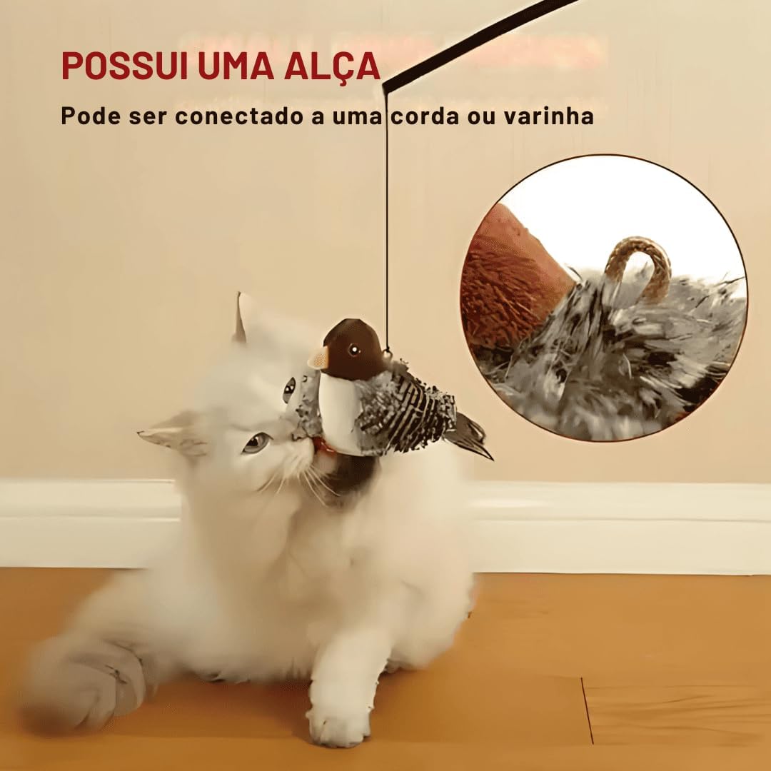 Pássaro de Brinquedo Interativo para Gatos - Imagem 6