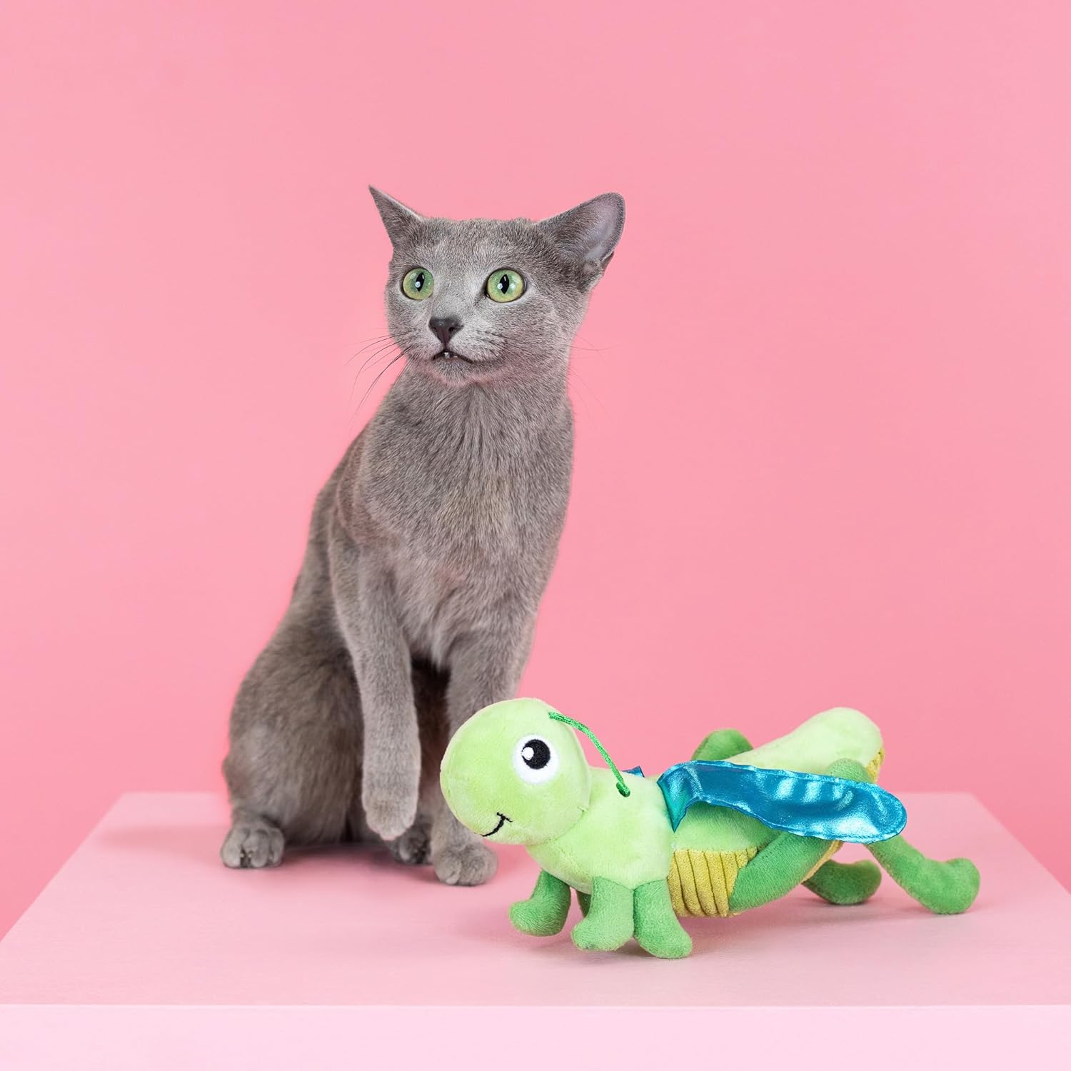 Fringe Studio Brinquedo de pelúcia para gatos, Hop On by Kicker, coleção Pet Shop (693010) - Imagem 3