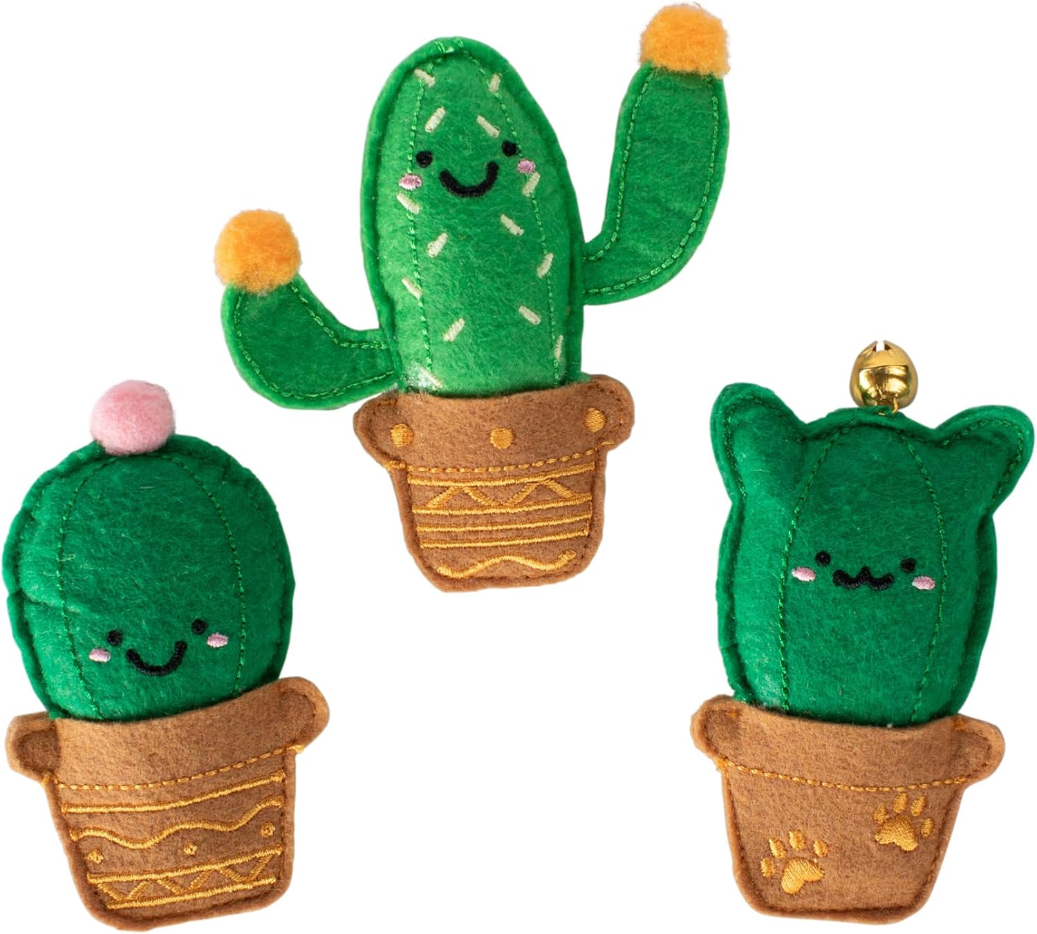 Fringe Studio Conjunto de brinquedos de pelúcia para gatos, amigos gatos, mini conjunto de 3 peças, coleção Pet Shop (904033)