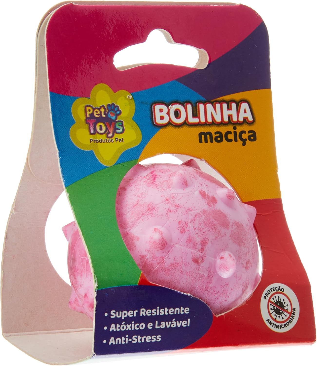 Furacão Pet Bola Maciça Mamoninha 45Mm Para Cães Verde - Imagem 2