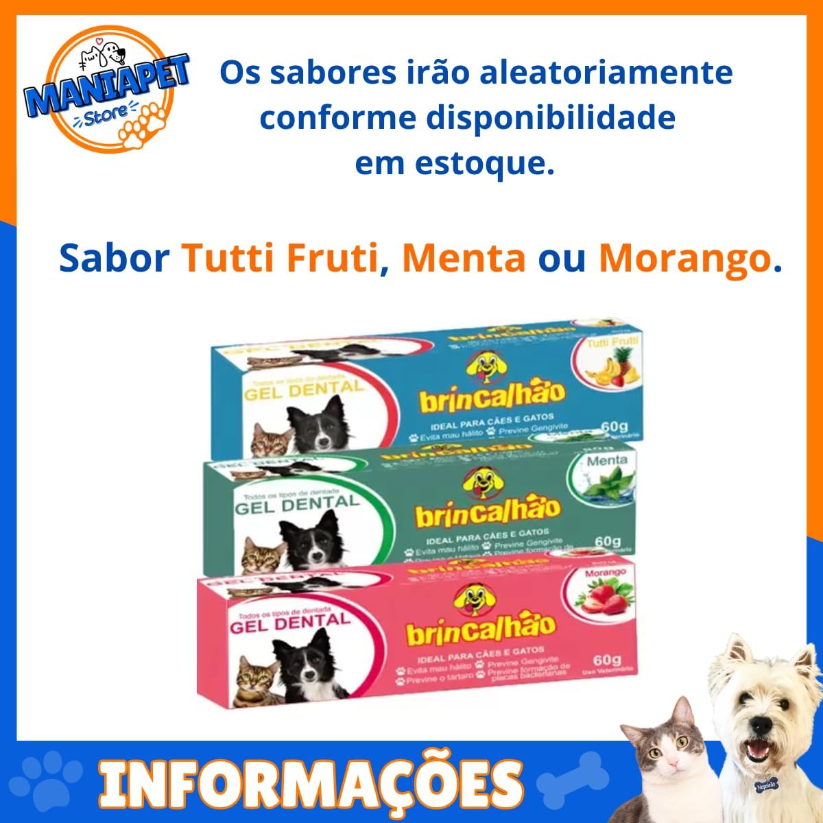 Escova de Dente para Pet Dedeiras + Gel Dental Kit Higiene Bucal Cachorro - Imagem 3