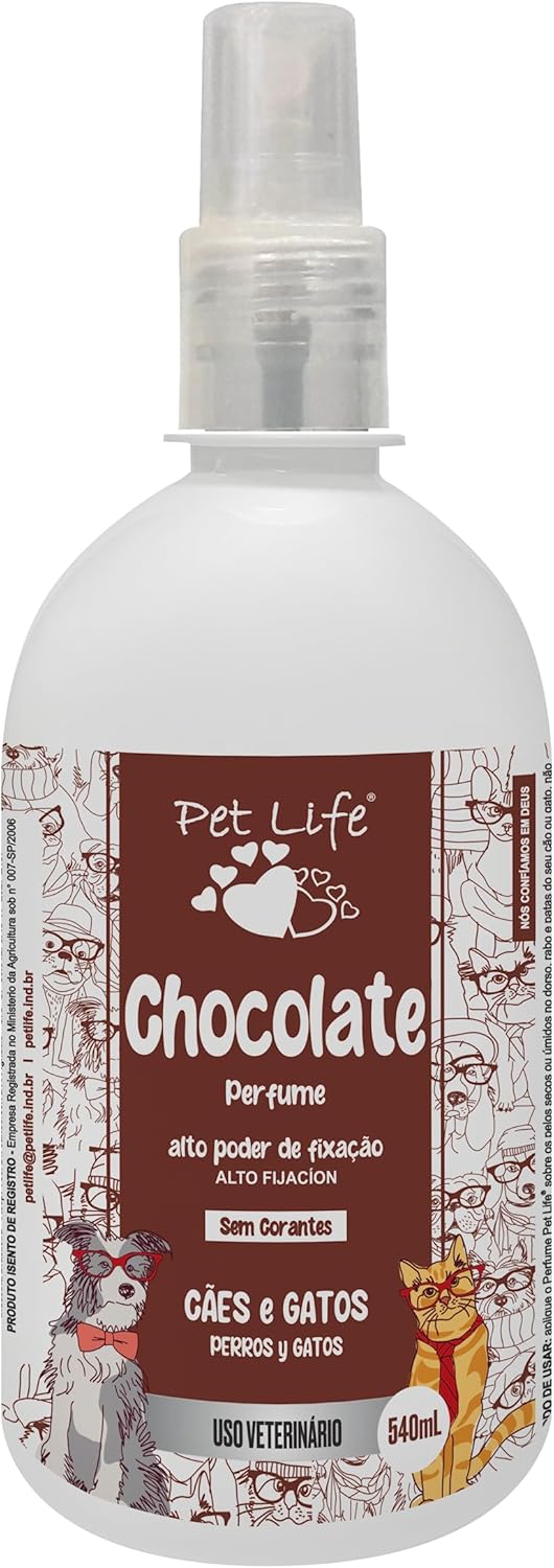 Perfume Chocolate Pet Life Cães e Gatos 540 mL