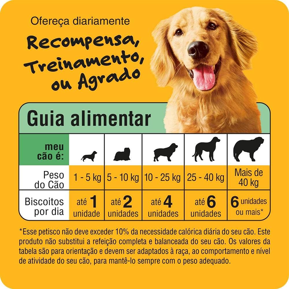 PEDIGREE Biscoito Pedigree Biscrok Para Cães Adultos Multi 1 Kg - Imagem 8