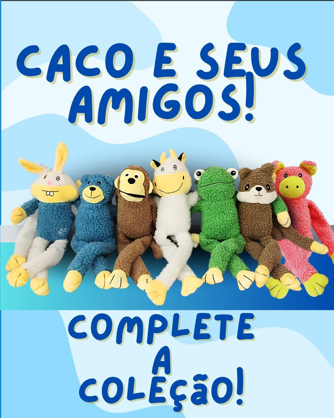Chalesco Brinquedo Macaco Marrom Para Cães - Imagem 4