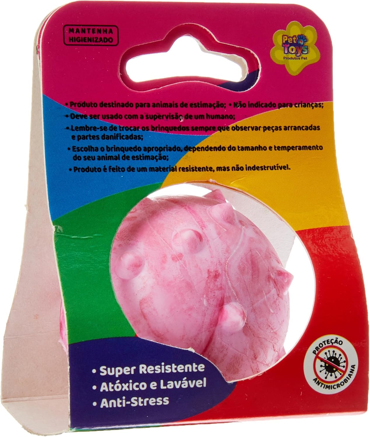Furacão Pet Bola Maciça Mamoninha 45Mm Para Cães Verde - Imagem 3