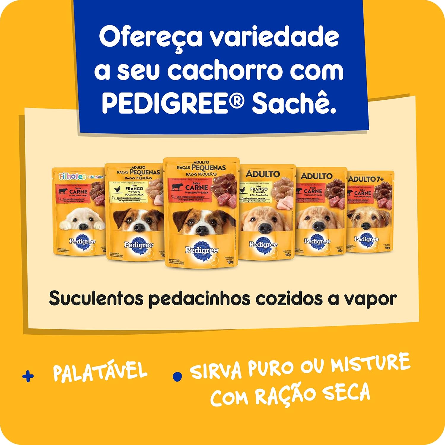 PEDIGREE Ração Pedigree Nutrição Essencial Carne Para Cães Adultos 900 G - Imagem 5