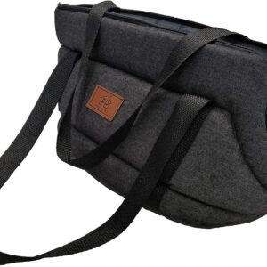 Fábrica Pet Jeans Bolsa de Transporte, Preto, Médio